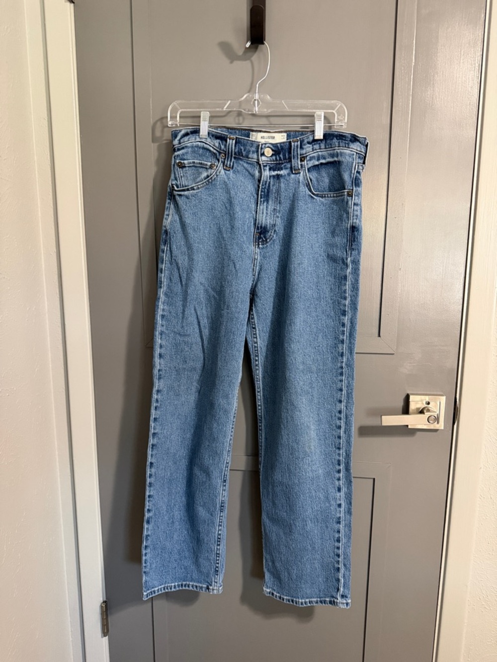 Hollister Baggy Jeans in Blue Denim